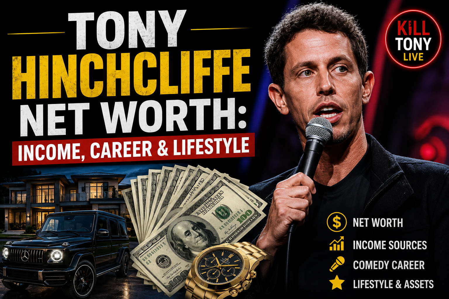 Tony Hinchcliffe Net Worth: Income, Career & Lifestyle